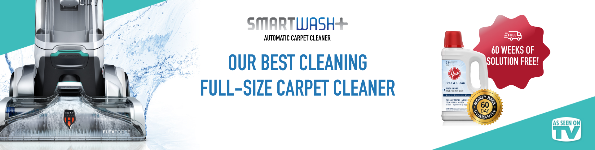 Hoover Smartwash+ Automatic Carpet Cleaner